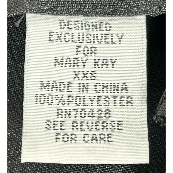 Mary Kay Cosmetics Career Lab Coat Smock Pockets Button Removable Neckline XXS - Picture 6 of 11